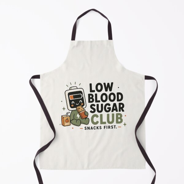 Item preview, Low Blood Sugar Club - Funny Hypoglycemia Snacks First Design designed and sold by BlackSector77.
