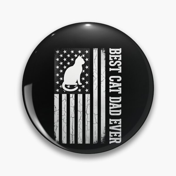 Item preview, Best Cat Dad Ever Patriotic American Cat Owner Father Feline Lover designed and sold by SofenArt.