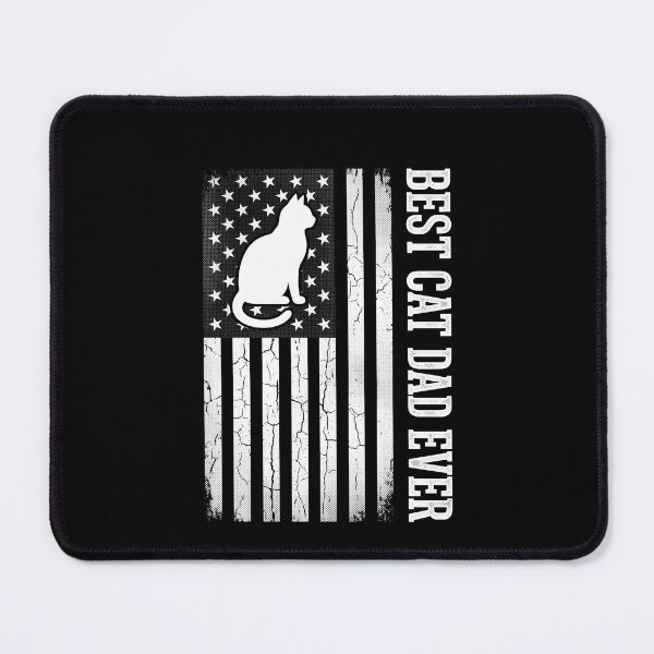 Item preview, Best Cat Dad Ever Patriotic American Cat Owner Father Feline Lover designed and sold by SofenArt.