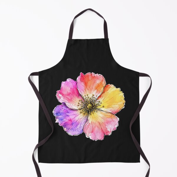 Item preview, Rainbow Wild Rose Illustration | Watercolor Botanical Flower Art designed and sold by ColorSplash123.