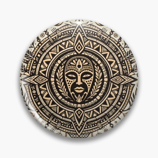 Item preview, Unique Tribal Mask Wall Art — Bohemian Mandala Birthday Present designed and sold by PixelQ.
