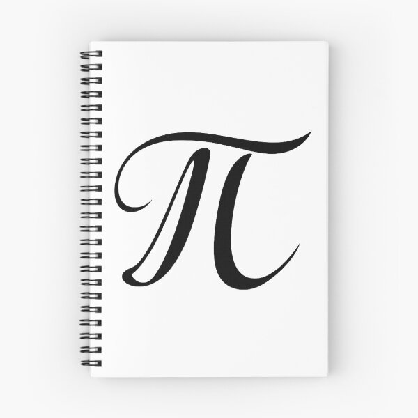 Item preview, Elegant Calligraphy Pi Symbol - Script Font Math Pi Day Gift designed and sold by myforestfog.