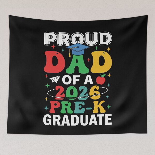 Item preview, Proud Dad Of A 2026 Pre-K Graduate Father Pre-Kindergarten Graduation Class Of 2026 designed and sold by SofenArt.