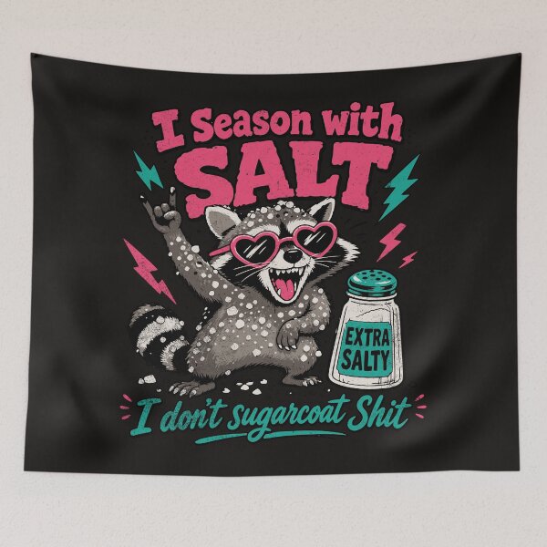 Item preview, Sassy Raccoon With A Salty Attitude designed and sold by AwesomeBeyondLimits.