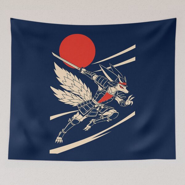 Item preview, Samurai Fox designed and sold by KungPowUnicorn.
