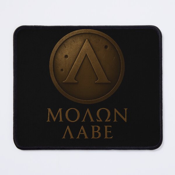 Item preview, Molon Labe Spartan Shield – Ancient Greek Lambda Symbol | King Leonidas | Come and Take Them designed and sold by RockyLambda.