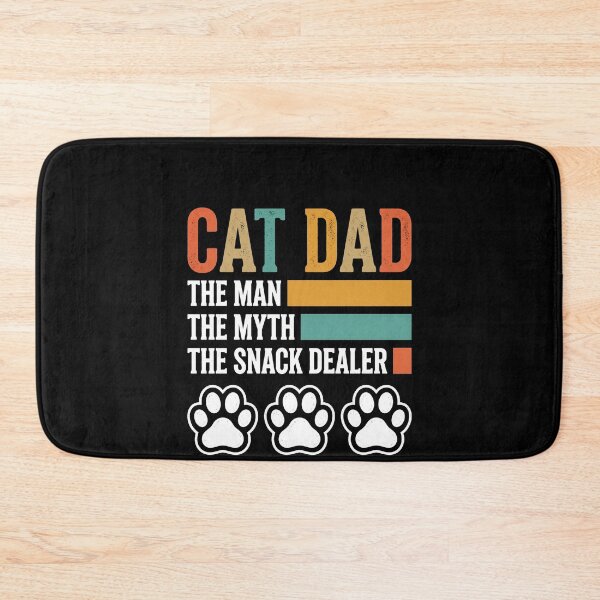 Item preview, Cat Dad The Man The Myth The Snack Dealer Feline Lover Pet Owner designed and sold by SofenArt.