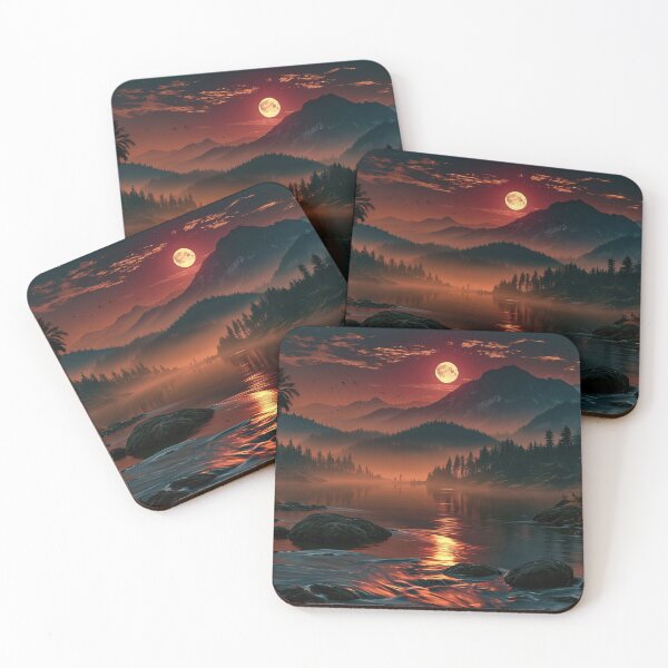 Item preview, Red Moon Waters designed and sold by DutteArt.