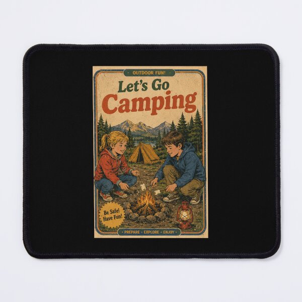 Item preview, lets go camping designed and sold by lindabattle.