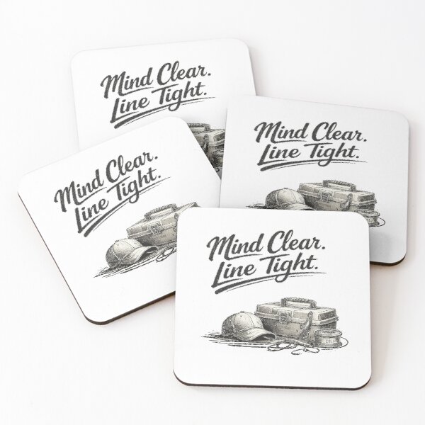 Item preview, Mind Clear. Line tights. – Modern Fishing Typography Design designed and sold by Digal92.