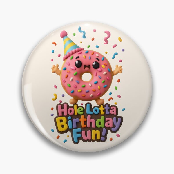Item preview, Cute Donut Birthday Party| Kawaii 3D Happy Birthday Party Art designed and sold by Moons Studio.