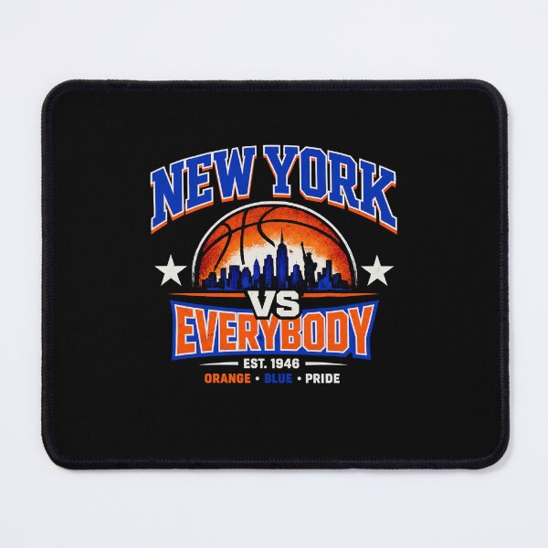 Item preview, New York Knicks vs Everybody est 1946 Basketball City Skyline designed and sold by SweetCornrrFun.