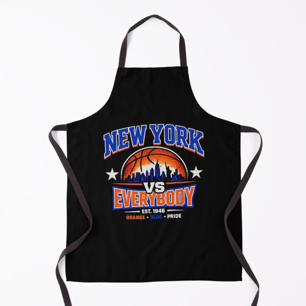 Item preview, New York Knicks vs Everybody est 1946 Basketball City Skyline designed and sold by SweetCornrrFun.