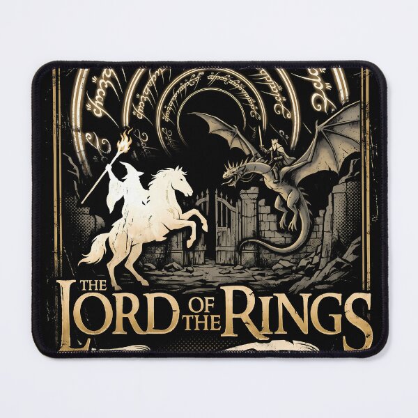 Item preview, Lord of the Rings The White Rider Poster designed and sold by Senpaiwaves.