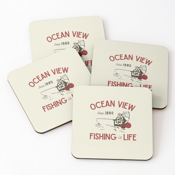 Item preview, Ocean View-Fishing is Life designed and sold by Snapdragon Designs.