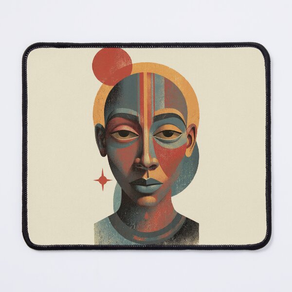 Item preview, Unique Abstract Portrait Gift For Her Modern Geometric Art designed and sold by PixelQ.