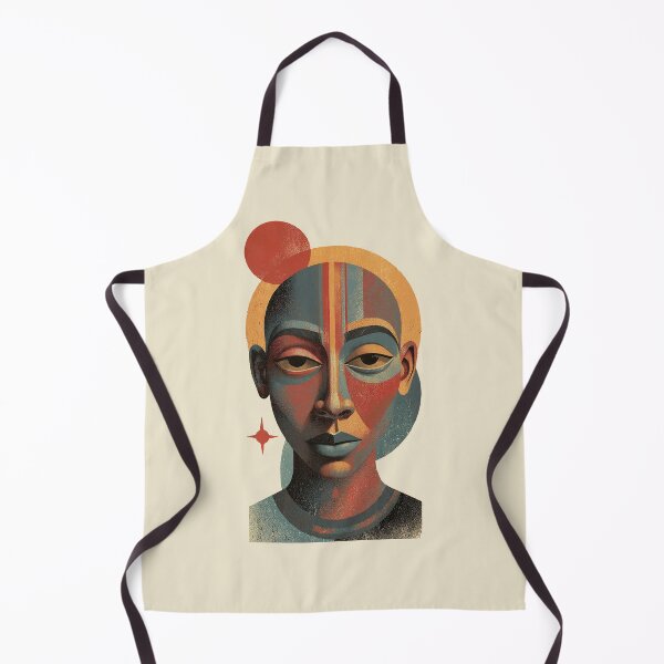Item preview, Unique Abstract Portrait Gift For Her Modern Geometric Art designed and sold by PixelQ.