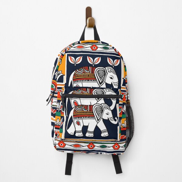 Item preview, Elephant Folk Pattern Art designed and sold by krazzyremo.
