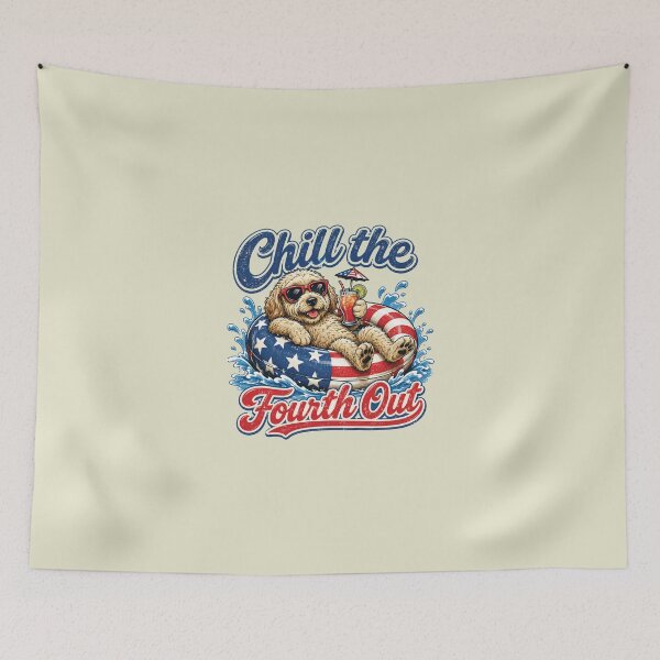 Item preview, Chill The Fourth Out Funny Goldendoodle Dog Lover designed and sold by sparkfavs.