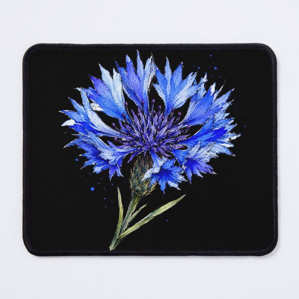 Item preview, Blue Cornflower Wildflower Illustration | Watercolor Botanical Sketch Art designed and sold by ColorSplash123.