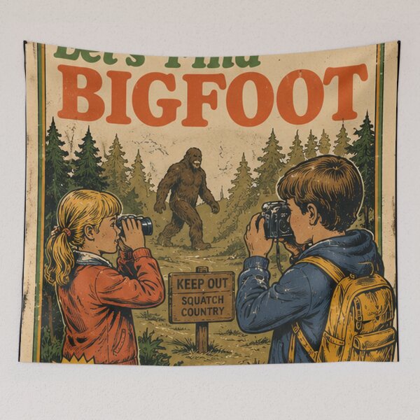 Item preview, lets find bigfoot designed and sold by lindabattle.