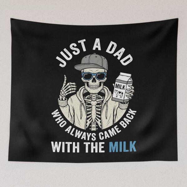 Item preview, Just A Dad Who Always Came Back With The Milk Funny Father Gift designed and sold by SofenArt.