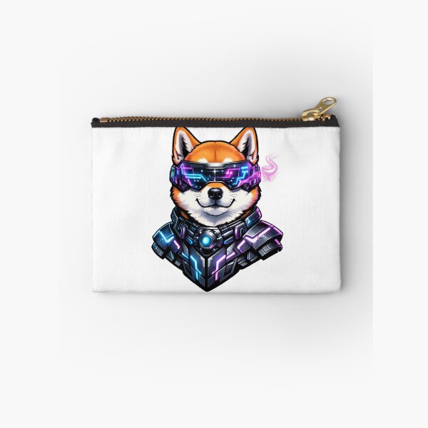 Item preview, Cyberpunk Shiba Inu Neon Sci Fi Dog designed and sold by tineldesign.