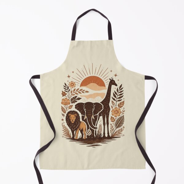 Item preview, Unique Safari Nursery Wall Art — Bohemian Animal Birthday Present designed and sold by PixelQ.