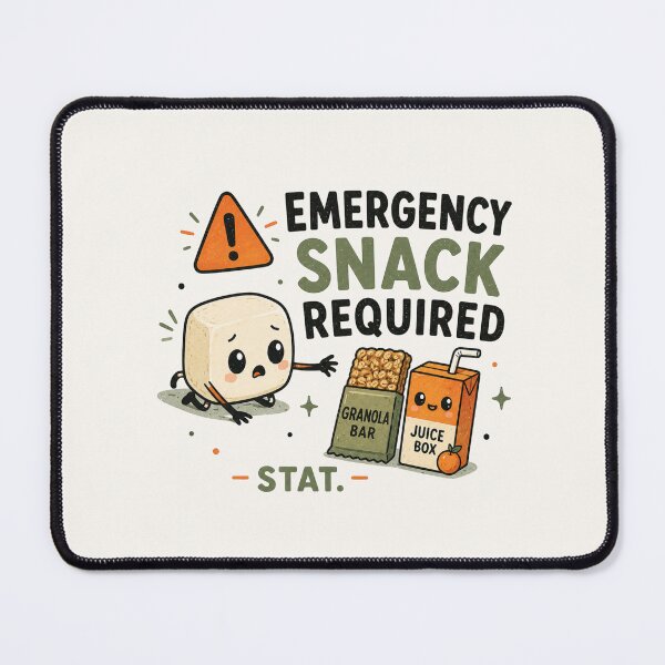Item preview, Emergency Snack Required – Funny Low Blood Sugar Hypoglycemia Design designed and sold by BlackSector77.
