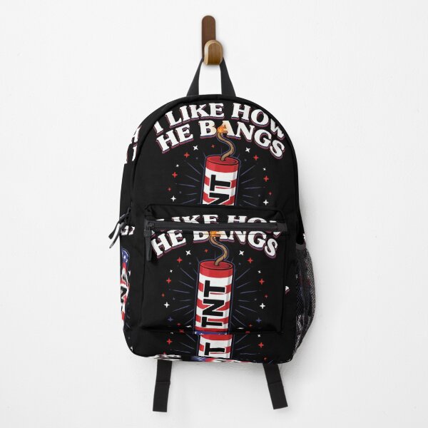 Item preview, I Like How He Bangs – Funny Patriotic Firecracker Pun Design designed and sold by Heneket.