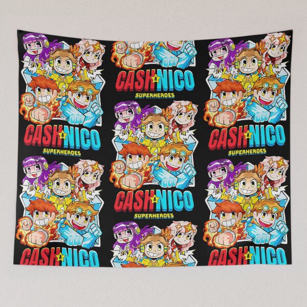 Item preview, Cash And Nico Superhero Crew Cartoon designed and sold by jentochicken.
