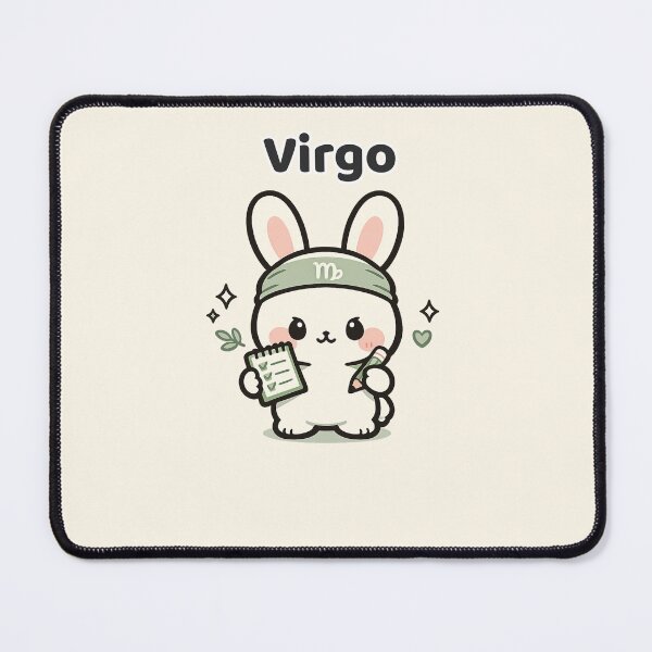 Item preview, Cute Virgo Zodiac Bunny Kawaii Astrology designed and sold by creativiteemom.