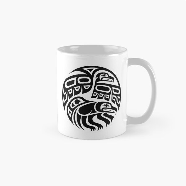Item preview, Pacific Northwest Tribal Bird Circle Sticker designed and sold by LukaRealm.