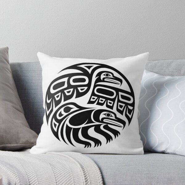Item preview, Pacific Northwest Tribal Bird Circle Sticker designed and sold by LukaRealm.