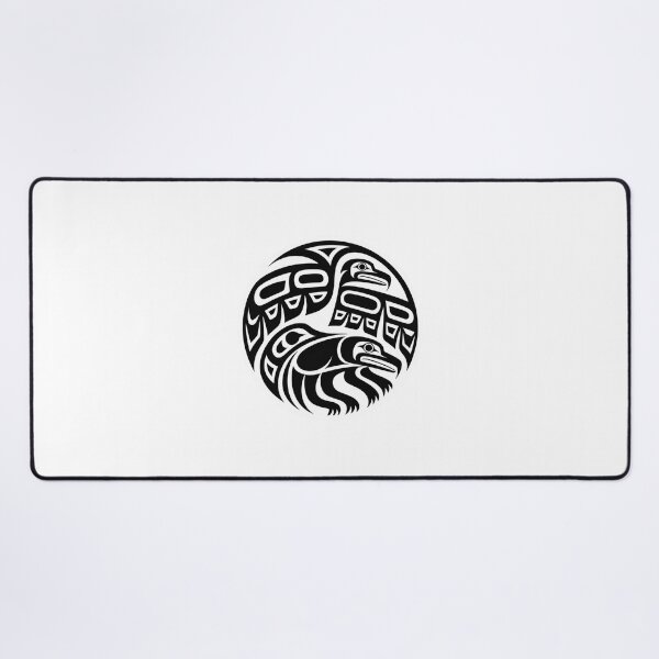 Item preview, Pacific Northwest Tribal Bird Circle Sticker designed and sold by LukaRealm.