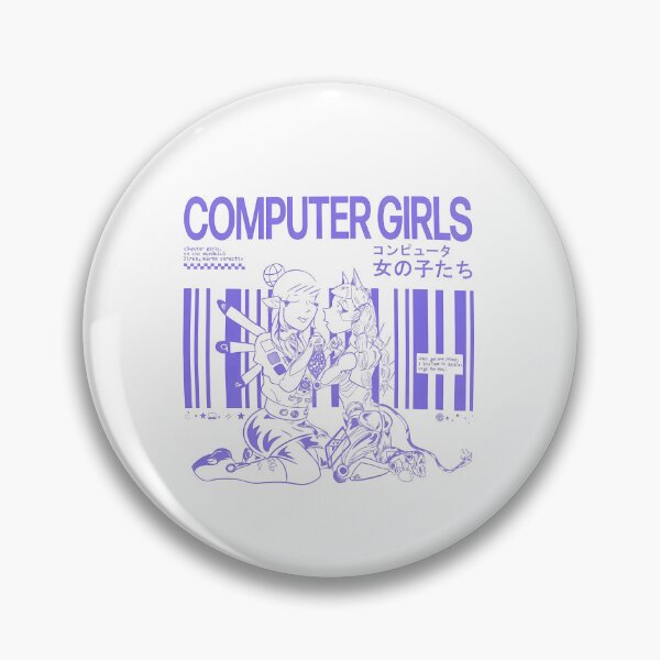 Item preview, COMPUTER GIRLS Cyberpunk Barcode designed and sold by JohnoDunivant.