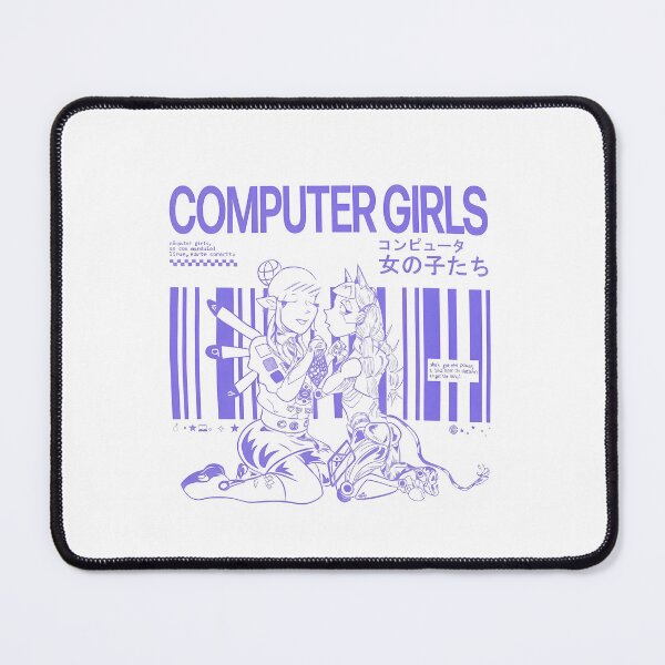 Item preview, COMPUTER GIRLS Cyberpunk Barcode designed and sold by JohnoDunivant.