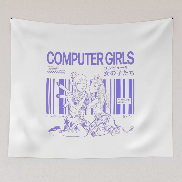 Item preview, COMPUTER GIRLS Cyberpunk Barcode  designed and sold by JohnoDunivant.