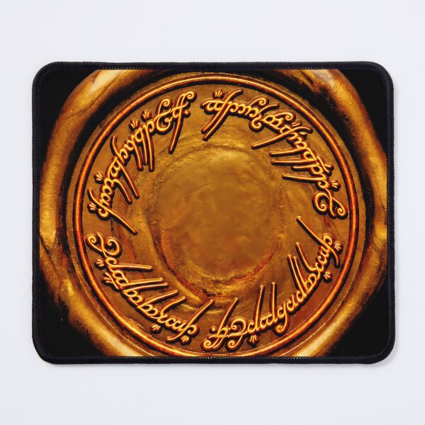 Item preview, Lord of the Rings One Ring Elvish Inscription Art designed and sold by Senpaiwaves.