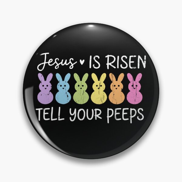 Item preview, Jesus Is Risen Tell Your Peeps designed and sold by caruku666.