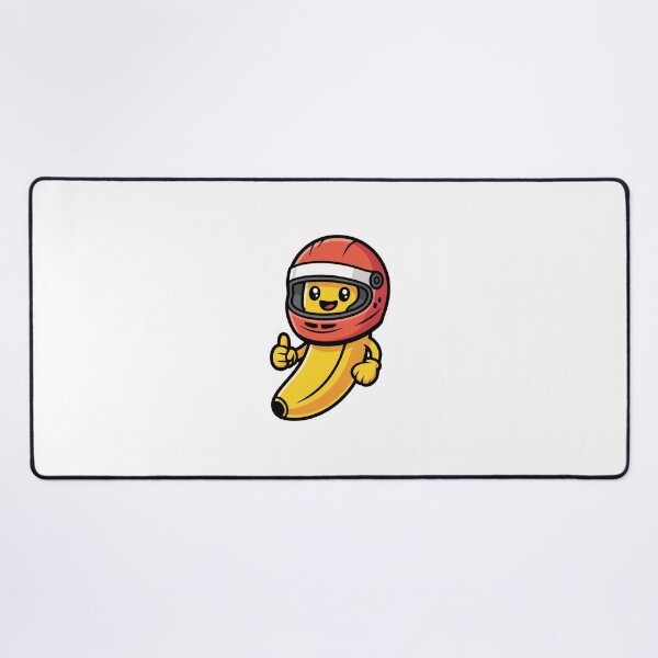 Item preview, Racing Banana Kawaii Funny F1 Sticker designed and sold by LukaRealm.