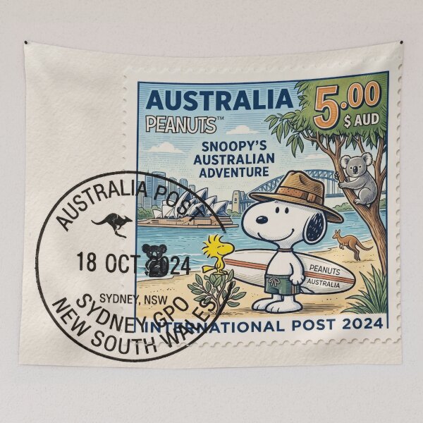 Item preview, G'Day Sydney Australia! Postcards From Snoopy designed and sold by N0WUC1.