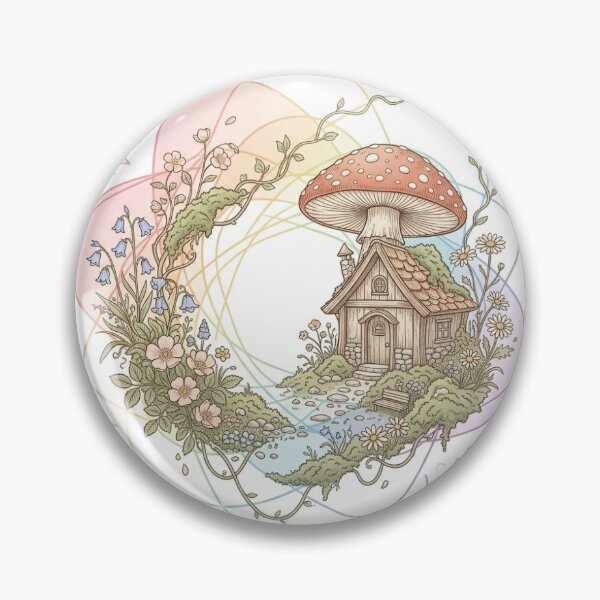 Item preview, Magic Mushroom Cottage in the Enchanted Forest designed and sold by Greybloom.