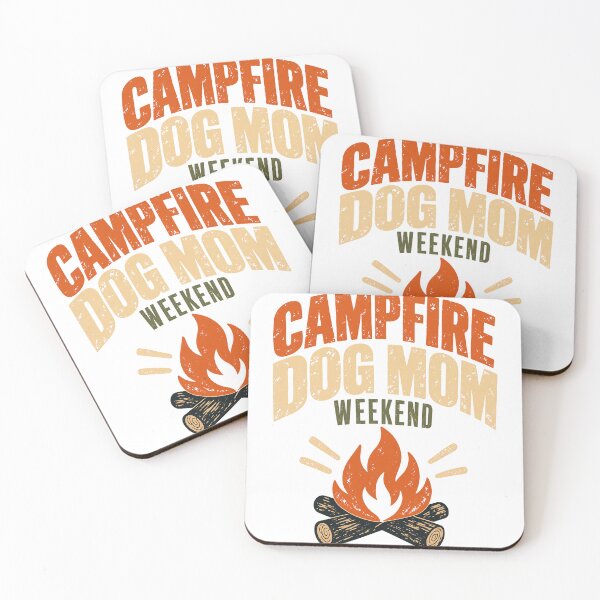 Item preview, Campfire Dog Mom Camping designed and sold by pirminio.