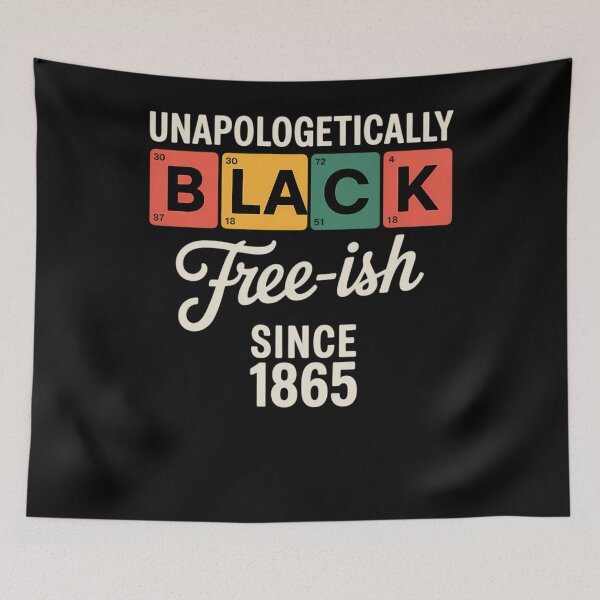Item preview, Juneteenth Unapologetically Black Periodic designed and sold by SapfireStuArt.