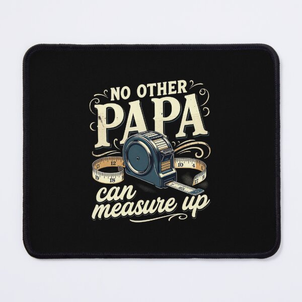 Item preview, No Other Papa Can Measure Up Father's Day Graphic, Funny Handyman Pun Typography, Vintage Tape Measure Design designed and sold by Keingdesign.