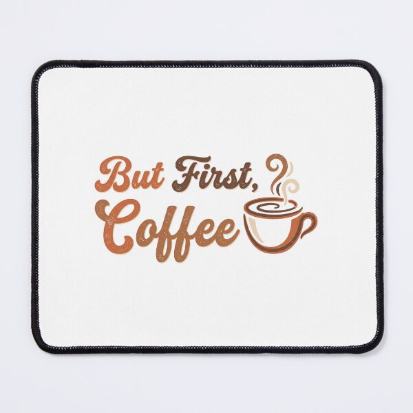 Item preview, But First Coffee Retro Vintage Aesthetic Coffee Lover Design designed and sold by pattman.