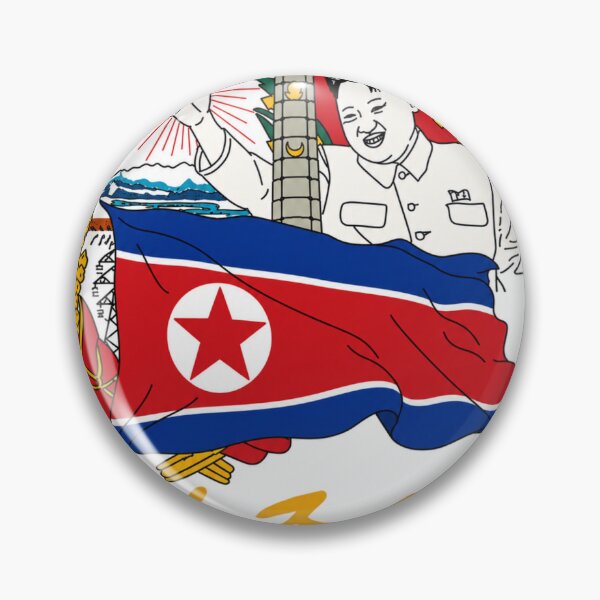 Item preview, North Korea DPRK Socialist Propaganda Art designed and sold by deeplomatikz.