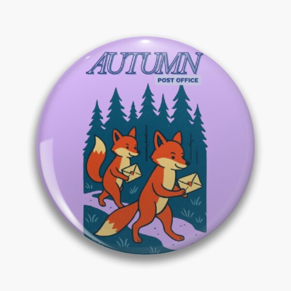 Item preview, Autumn Post Office Cute Fox Mail Carriers Forest Art designed and sold by Miheerala.
