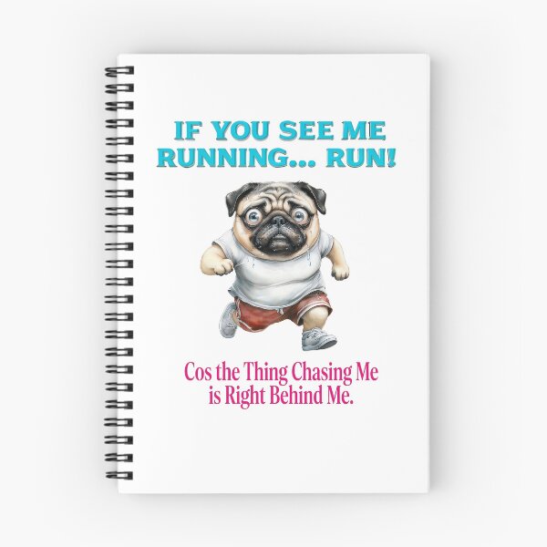 Item preview, Frantic Cartoon Pug Running Athletic Gym Gear designed and sold by ArtisticDesignsbyLinda.